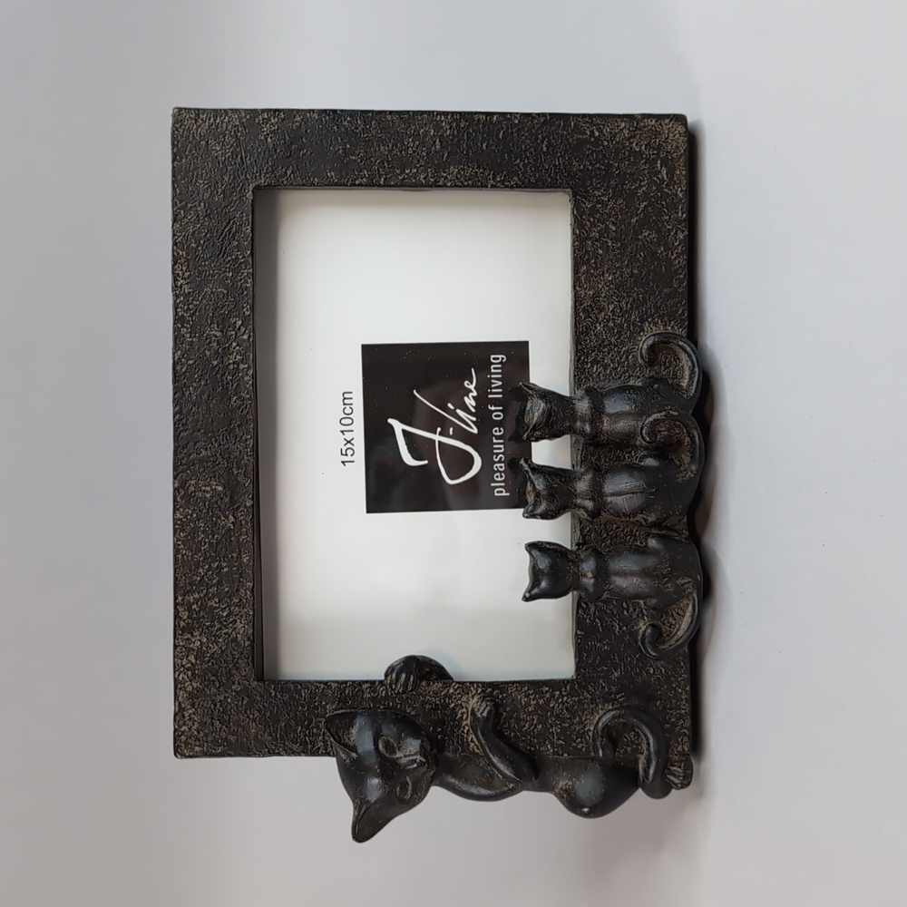 Cute Cat with Kittens Photo Frame